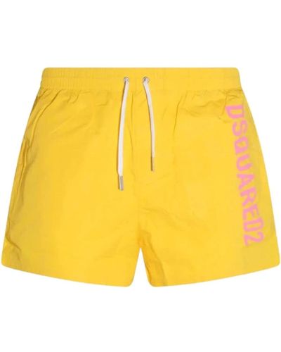 DSquared² Swimwear > beachwear - Jaune