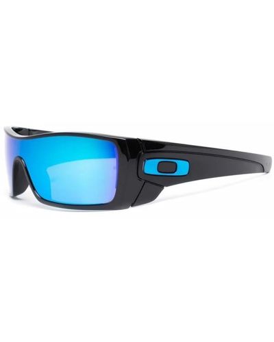 Oakley Schwarze sonnenbrille mit zubehör,schwarze sonnenbrille mit originalzubehör - Blau
