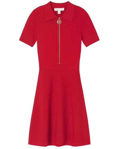 Michael Kors Short Dresses - Red