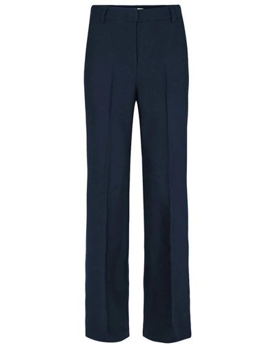 co'couture Straight Trousers - Blue