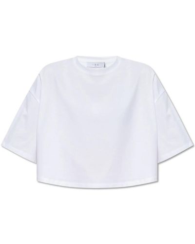 IRO Magliette corta awinita con logo - Bianco