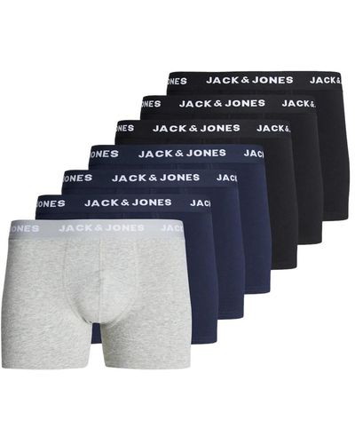 Jack & Jones Ultimativer komfort trunks 7er pack - Blau