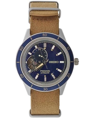 Seiko Presage style 60's orologio automatico - Blu