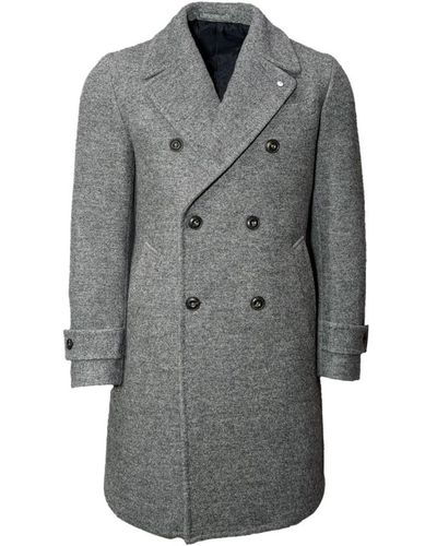 L.B.M. 1911 Coats > double-breasted coats - Gris