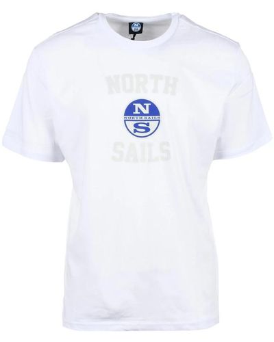 North Sails T-Shirts - Weiß