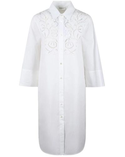 P.A.R.O.S.H. Shirt Dresses - White