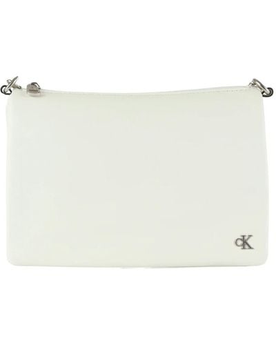Calvin Klein Shoulder Bags - White