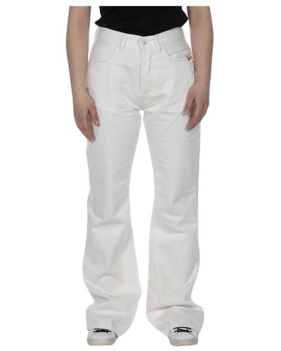 AMISH Trousers > wide trousers - Gris