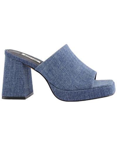 Bibi Lou Shoes > heels > heeled mules - Bleu