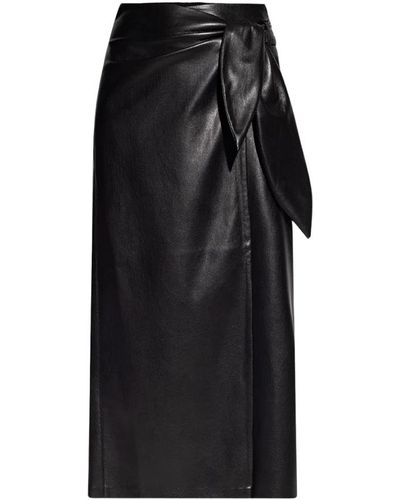 Nanushka Wrap skirt - Negro
