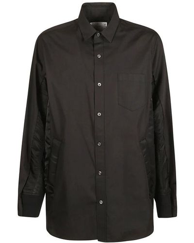 Sacai Casual Shirts - Black