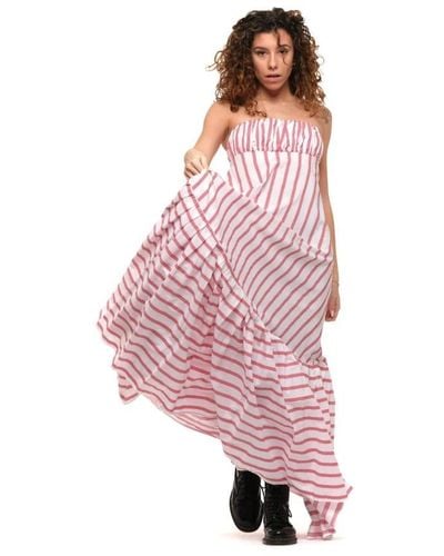 WEILI ZHENG Summer Dresses - Pink