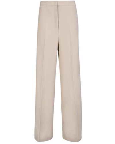 Blanca Vita Trousers > straight trousers - Neutre