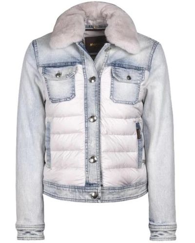 Moorer Jackets > denim jackets - Blanc