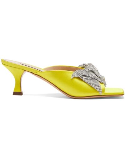 Casadei Shoes > heels > heeled mules - Jaune