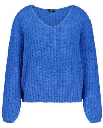 Riani V-Neck Knitwear - Blue