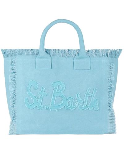 Mc2 Saint Barth Schultertasche vanity patch - Blau