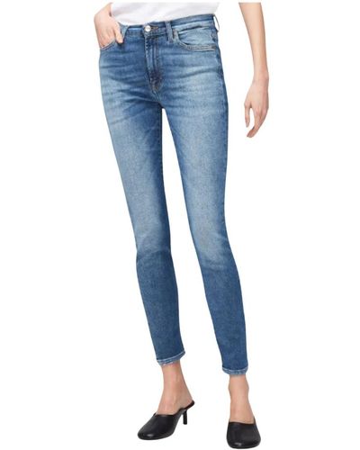 7 For All Mankind Slim illusion eco skinny jeans 7 for all kind - Blau