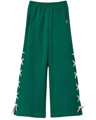 Twin Set Wide Trousers - Green