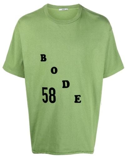 Bode T-Shirts - Green