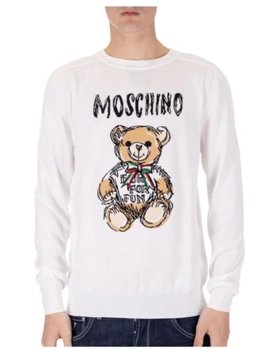 Moschino Sweatshirts & hoodies > sweatshirts - Blanc