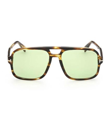 Tom Ford Falconer-02 sonnenbrille für männer - Grün