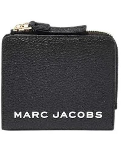 Marc Jacobs Kompakte reißverschlussbrieftasche - Schwarz