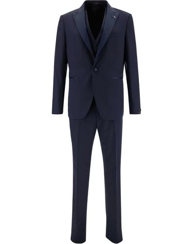 Tagliatore Suits > suit sets > single breasted suits - Bleu