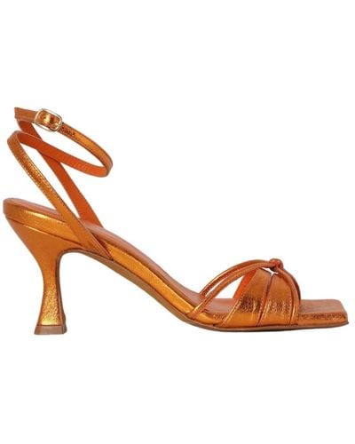 Toral High Heel Sandals - Brown
