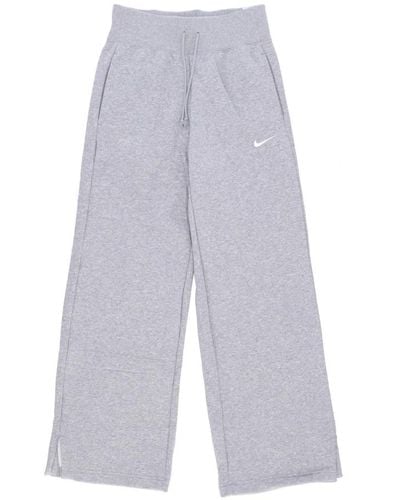 Nike Phoenix fleece wide-leg pant - Blau