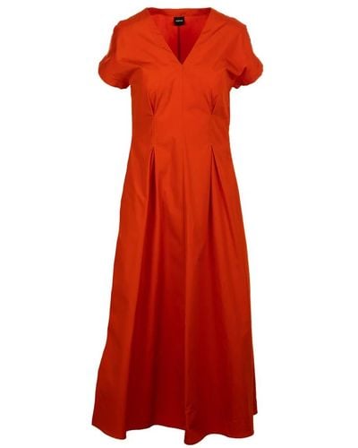 Aspesi Midi Kleid - Modisches Modell - Rot