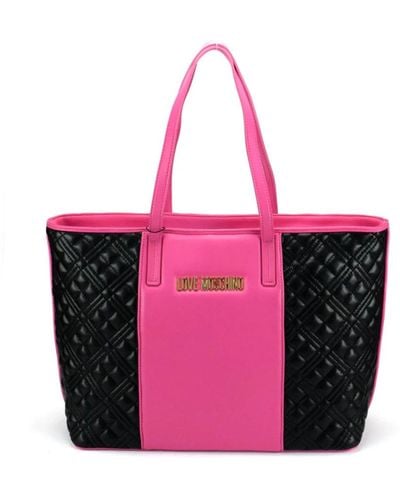 Love Moschino Tote Bags - Pink