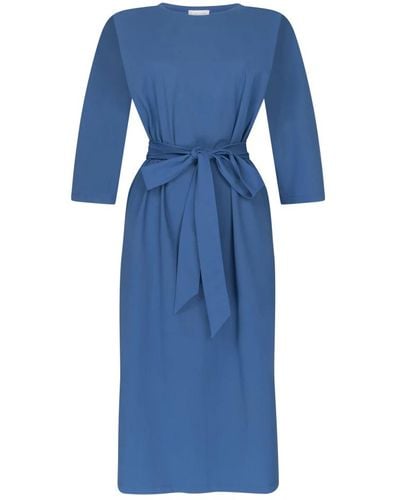 Jane Lushka Elegantes jill kleid in blau