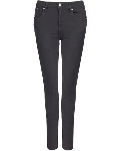 Barbour Essential slim fit jeans cinco bolsillos - Negro