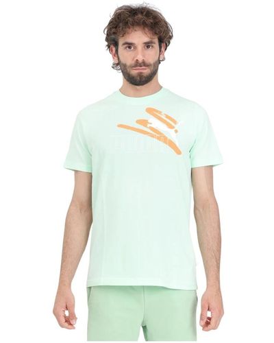 PUMA Tops > t-shirts - Vert