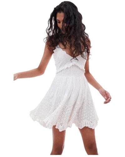 LoveShackFancy Short Dresses - White