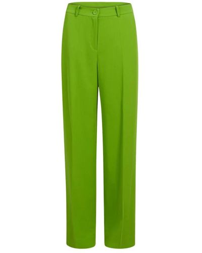 COSTER COPENHAGEN Straight trousers - Verde