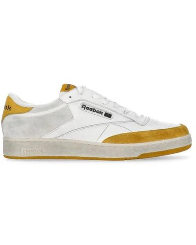 Reebok Sneakers in pelle bianca con dettagli a contrasto - Bianco
