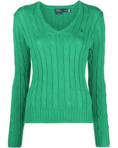Ralph Lauren Knitwear > v-neck knitwear - Vert
