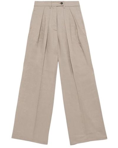 Nine:inthe:morning Trousers > wide trousers - Gris