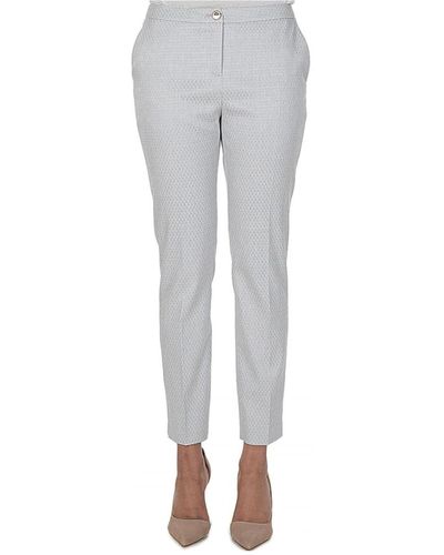 Ted Baker Slim-Fit Trousers - Grey