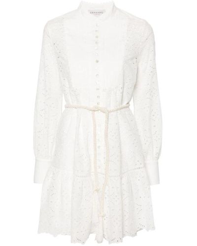 Ermanno Scervino Short Dresses - White
