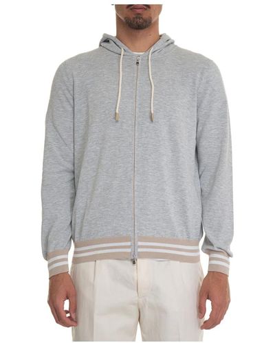 Gran Sasso Sweatshirts & hoodies > zip-throughs - Gris
