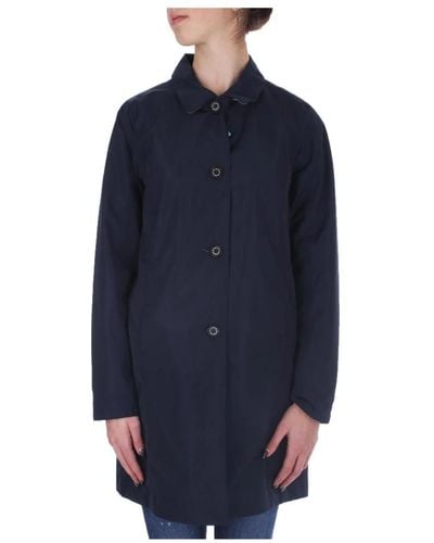 Barbour Single-breasted coats - Blu