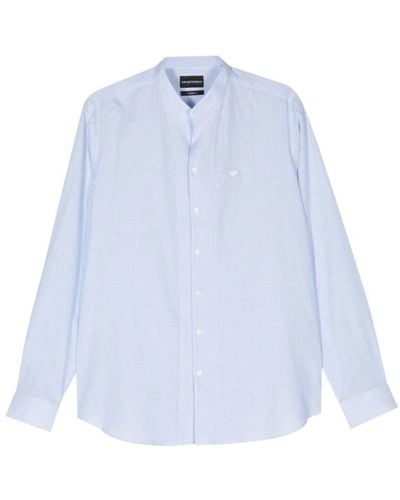 Emporio Armani Casual Shirts - Blue