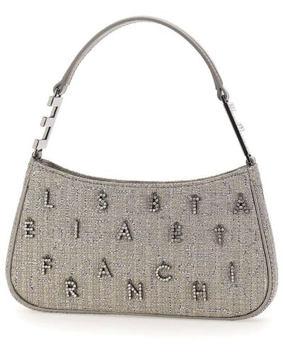 Elisabetta Franchi Shoulder Bags - Grey
