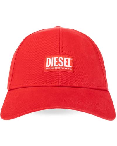 DIESEL Chapeaux bonnets et casquettes - Rouge