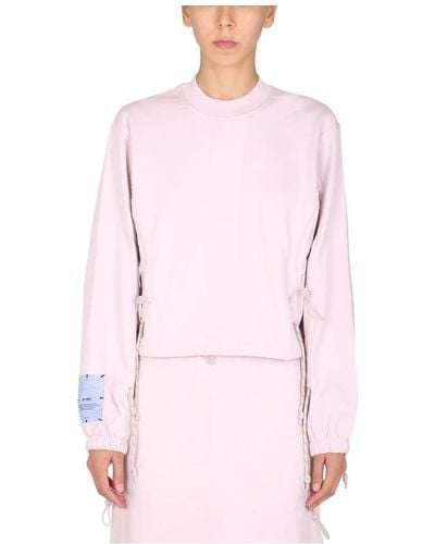 Alexander McQueen "Drawcord" Sweatshirt - Pink