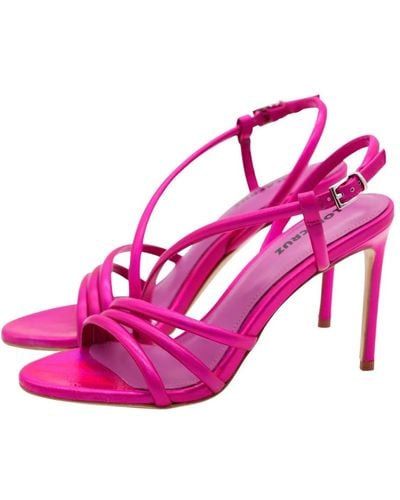 Lola Cruz High Heel Sandals - Pink