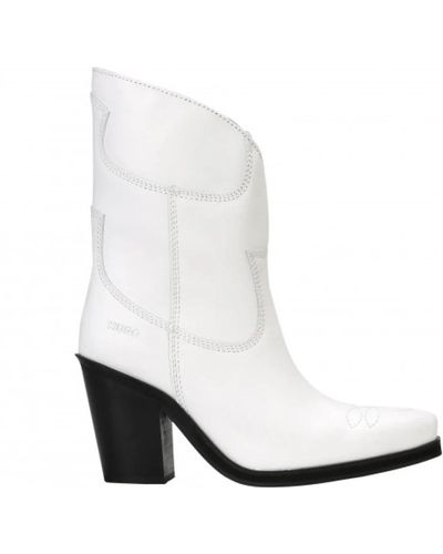 BOSS Cowboy Boots - White